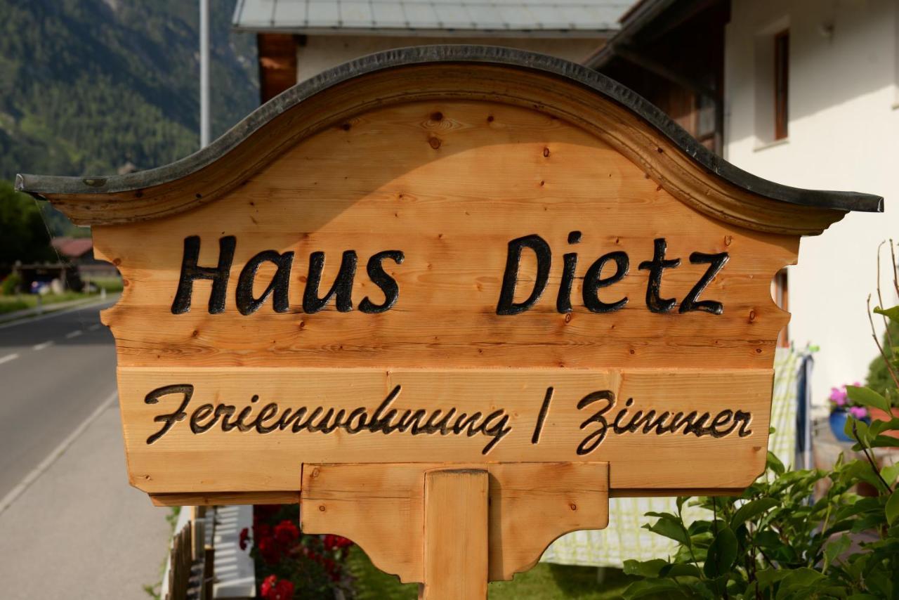 Haus Dietz Elbigenalp Zewnętrze zdjęcie